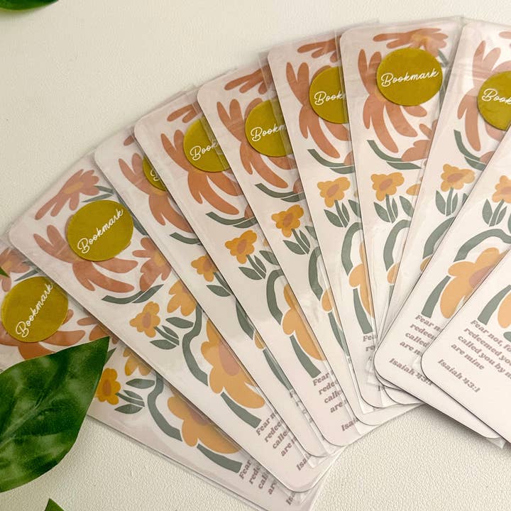 Grow in Grace - Wholesale Bookmark - Isaiah 43:1 Bible verse bookmark3