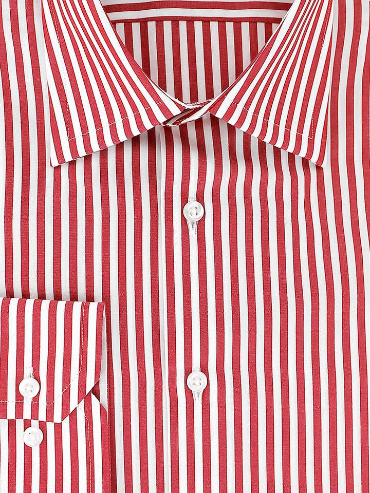 STRIPED SHIRT WITH RED STICKS for wholesale by Cotton Park