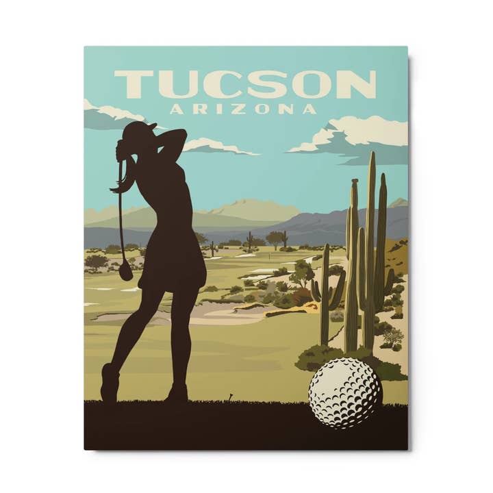Print 8x10 Golfer for wholesale by RetroTrek, DBA Sunny Days Gifts