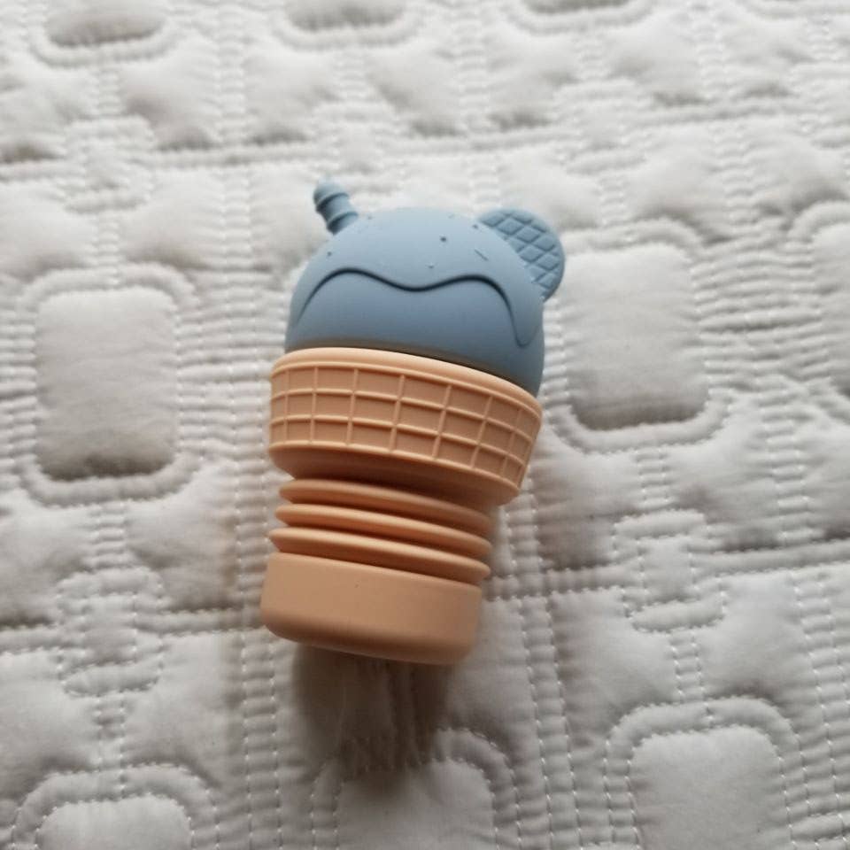 D & C TOYS - Vente Jouet pour le bain – bébé - Jouets de bain en forme de cône de crème glacée en silicone1