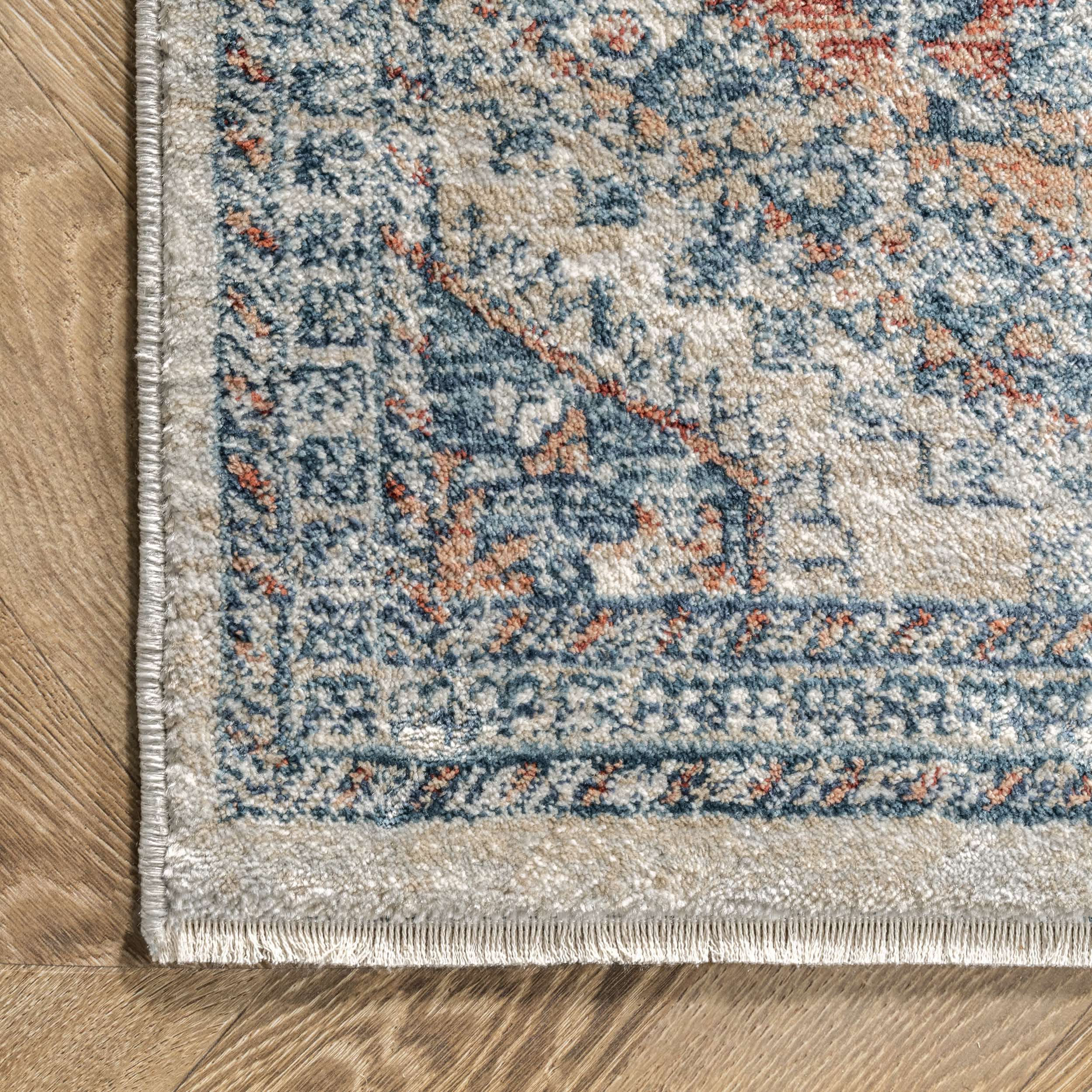 Gray Sara Distressed Tribal Motif Area Rug for wholesale on Faire3