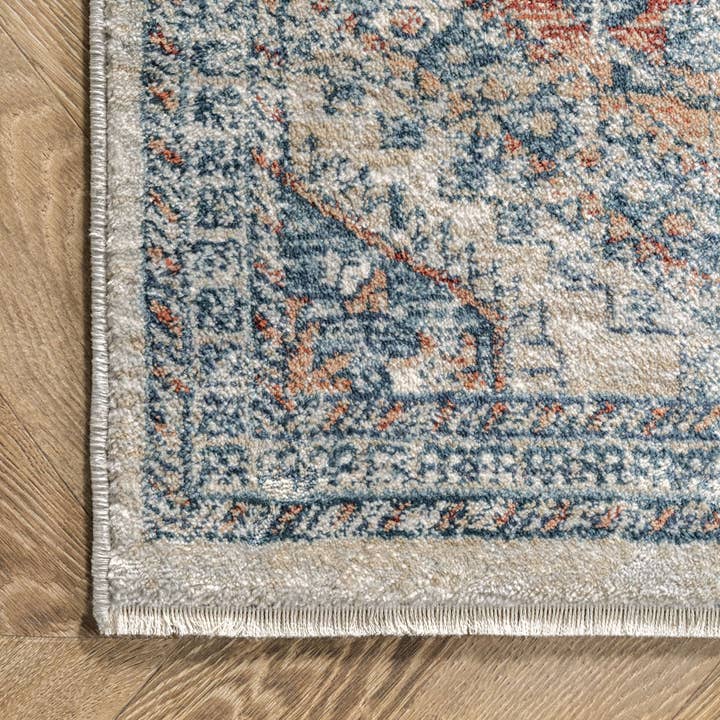 Gray Sara Distressed Tribal Motif Area Rug for wholesale on Faire3