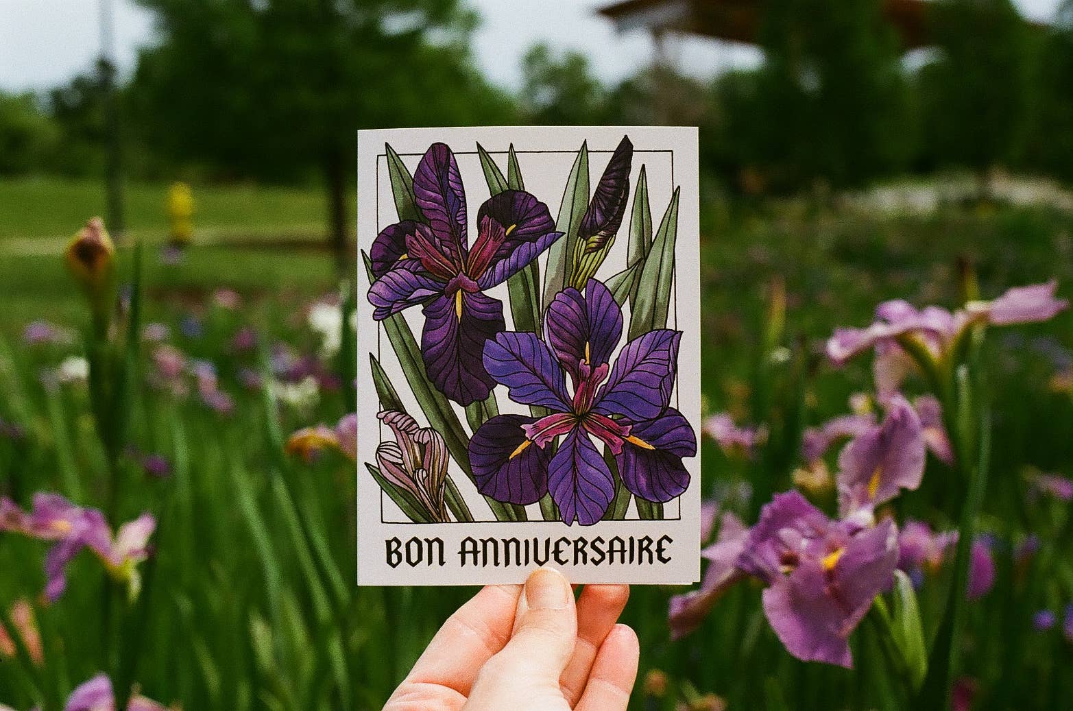 Mattea - Wholesale Birthday Card - Bon Anniversaire Card1