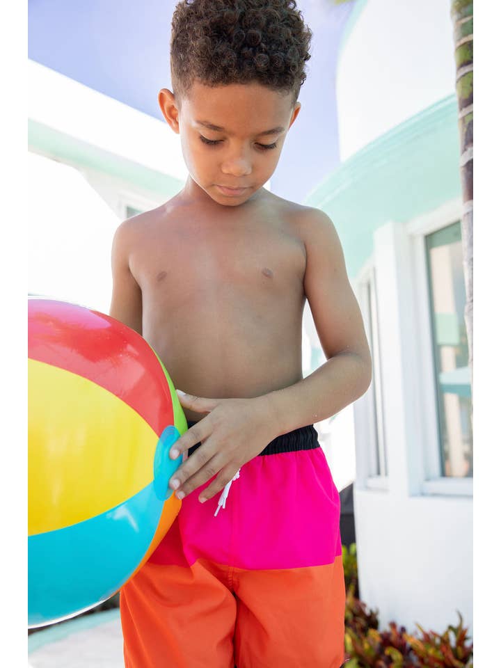 Blueberry Bay – Großhandel Badeshorts – Kinder – Sommer Reiher Trunks2