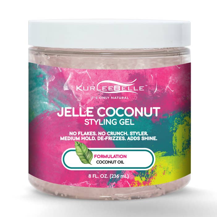 KurleeBelle Jelle Coconut Styling Gel für den Großhandel von KurleeBelle
