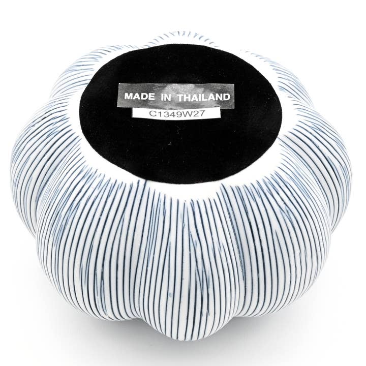 Art Floral Trading LLC - Wholesale Candle Holder - C1349W27 PUMPKIN TEA LIGHT CANDLE HOLDER S-Porcelain Ceramic3