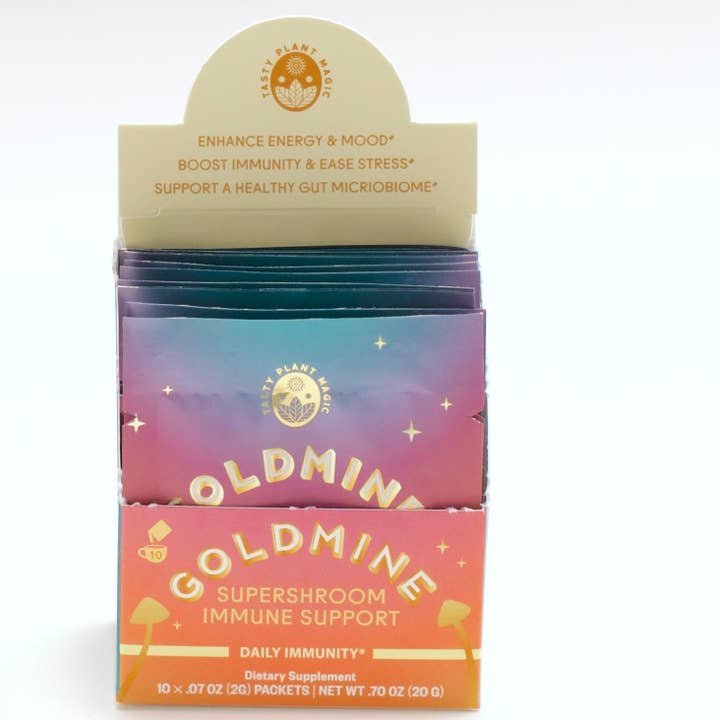 Goldmine - Wholesale Oral Supplement/Vitamin - Box of 10 Supershroom Immunity Sachets