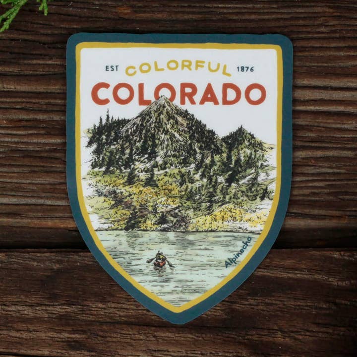 Colorful Colorado Sticker for wholesale by Alpinecho