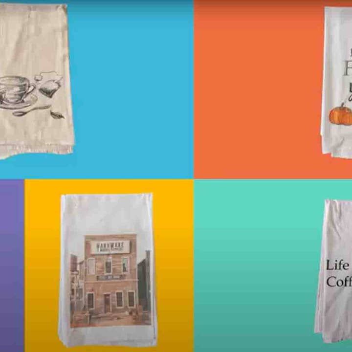 Cotton Creations - Wholesale Tea Towel - CUSTOM PRINTED TOWELS - CONTACT US FOR PRICING