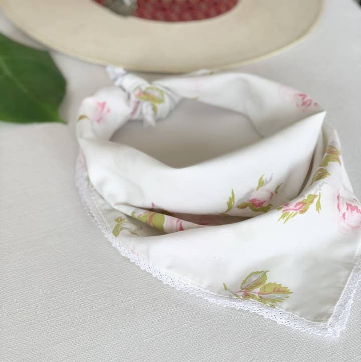 merritt charles - Wholesale Bandana - Women's - Rose Face Bandana - Penelope Bandana