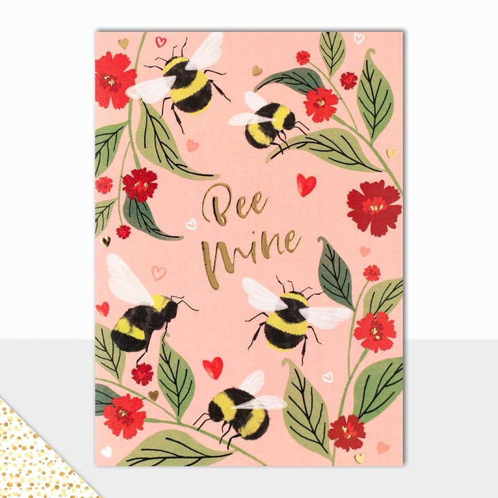 Kingdom - Bee Mine - Valentines - Anniversary for wholesale by Laura Darrington Design Ltd