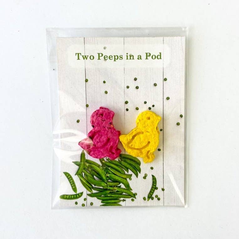 Papercraft Miracles LLC - Wholesale Plant Seeds - Two Peeps In A Pod Seed Bomb2