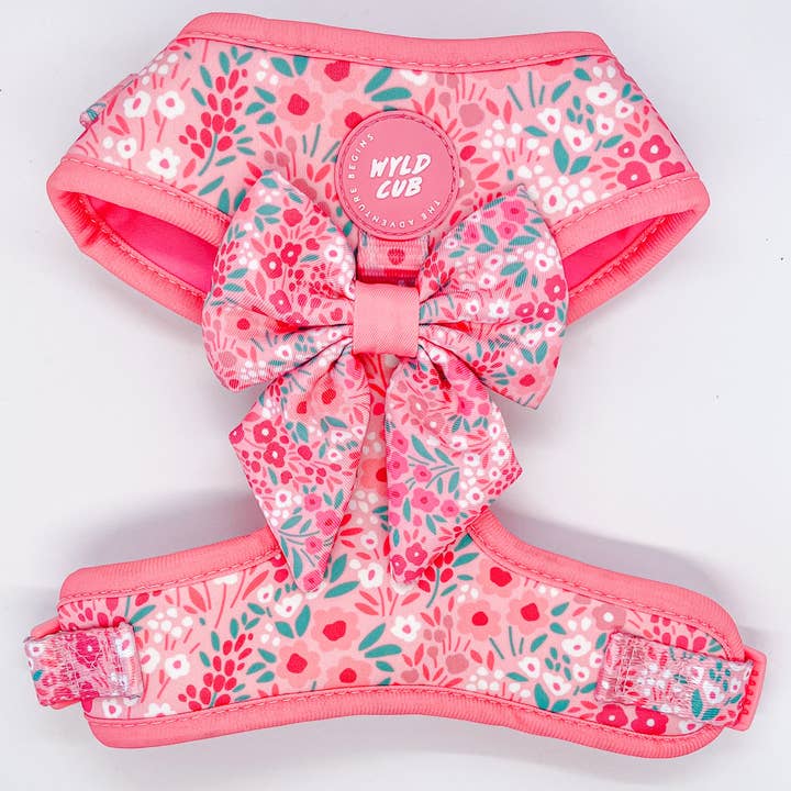 WYLD CUB - Wholesale Pet Harness - Dog - Adjustable Dog Harness: Notting Hill Rosé7