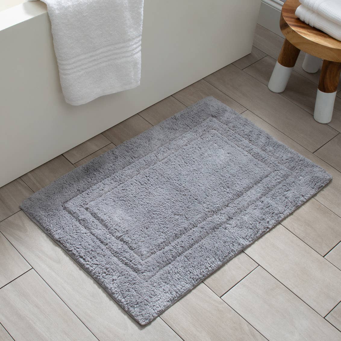 Moda at Home Enterprises, Ltd - Wholesale Bath Mat - COVENTRY BATH MAT GREY0