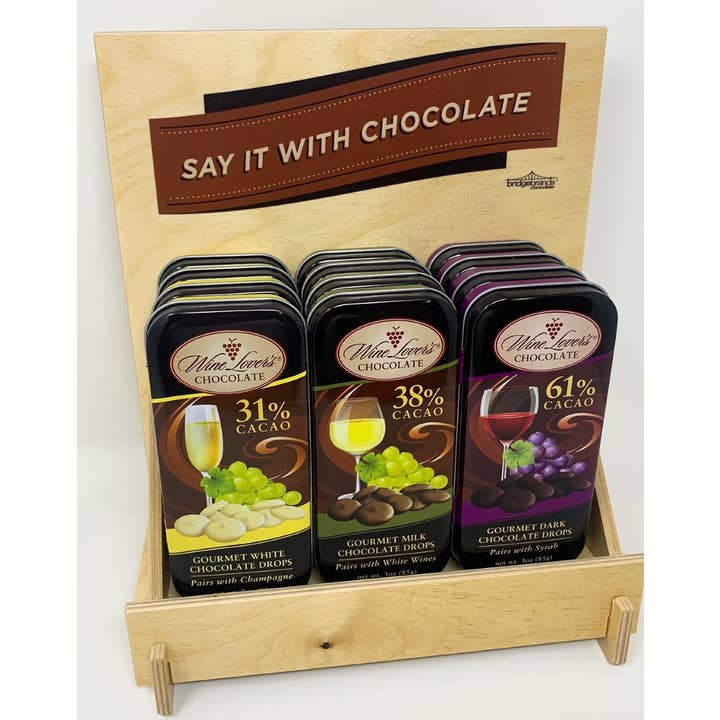 The San Francisco Chocolate Factory - Wholesale Chocolate Box - Custom-labeled 3oz Chocolate-filled Tin (48 Tins @ $7.75 ea)7