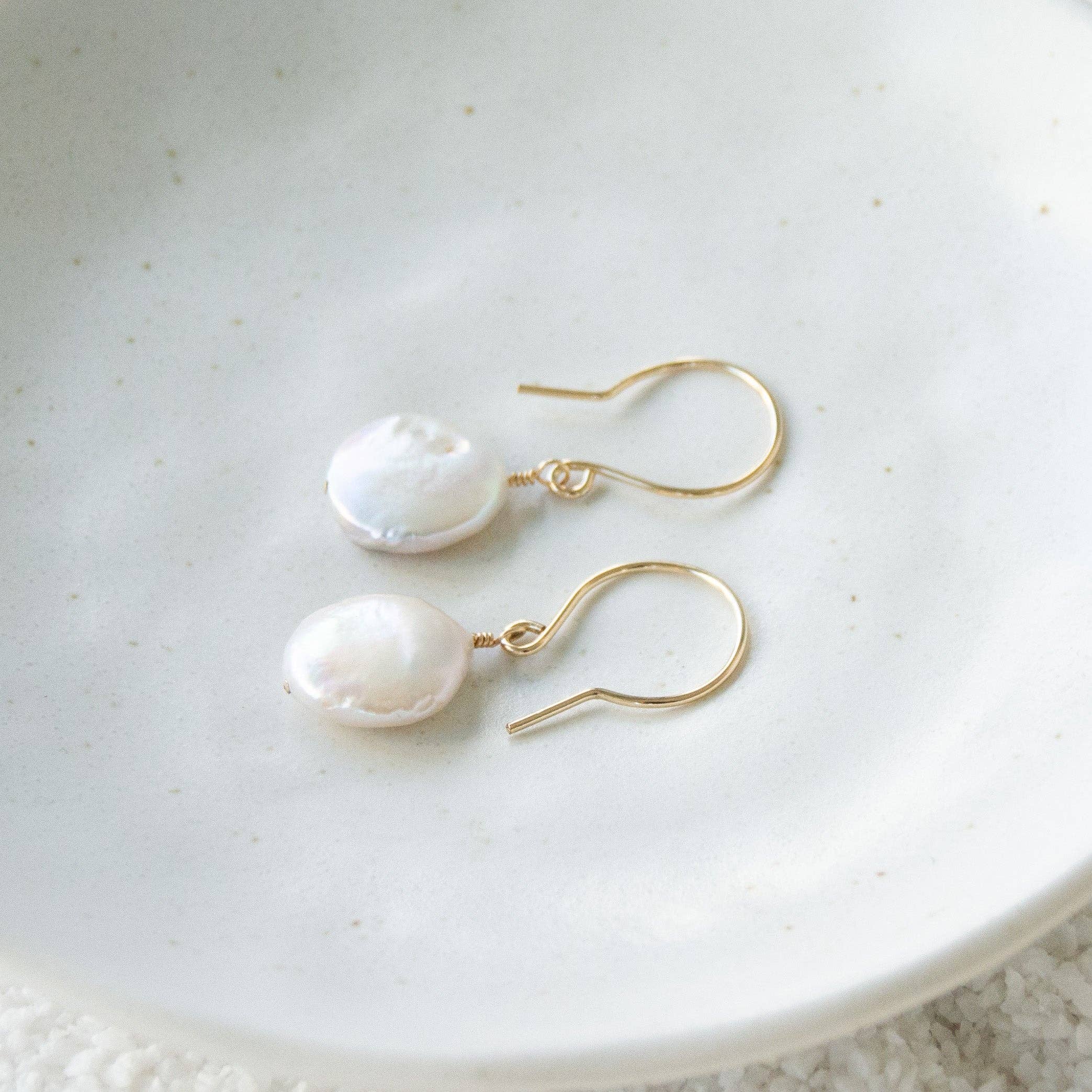 Kaju Creations - Wholesale Dangle Earrings - Pearl Hook Earrings6