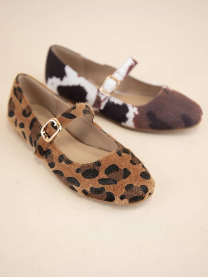 CCOCCI – wholesale Flats – Women’s – MELI-3 ANIMAL PRINT SHORT HAIR FURRY UPPER FALL FLATS5