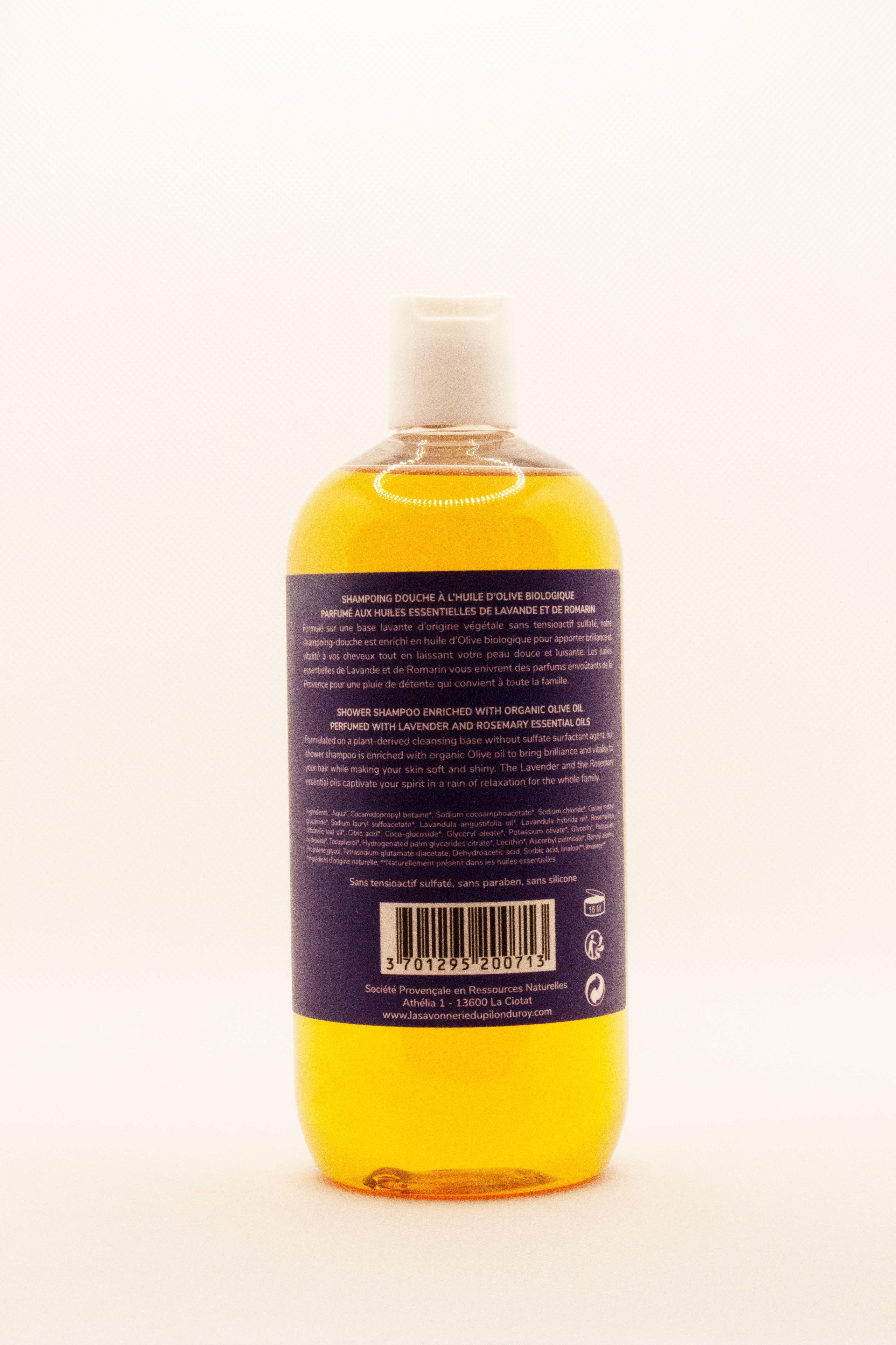 La Savonnerie du Pilon du Roy – wholesale 2-in-1 shampoo & body wash – Baby – 2-in-1 Lavender Shampoo & Body Wash 500ml2