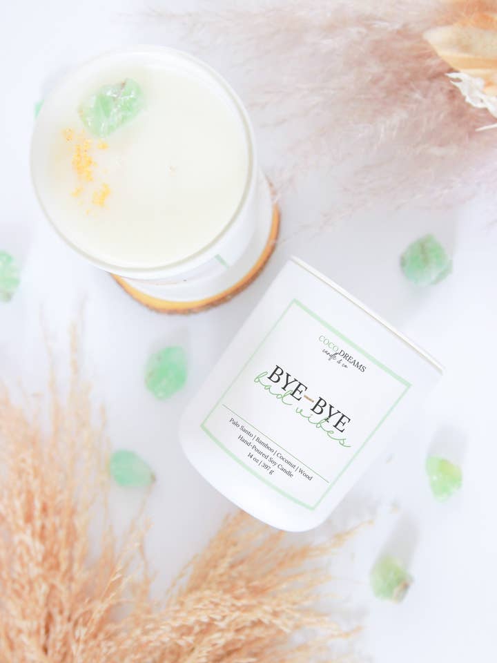 BYE-BYE BAD VIBES per la vendita all'ingrosso da parte di Coco Dreams Candle & Co LLC