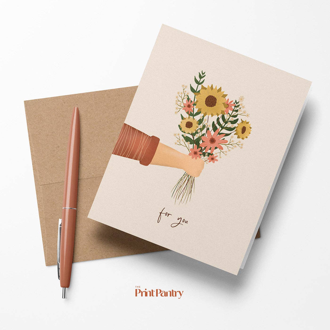 The Print Pantry - Wholesale Love Card - For You Greeting Card1