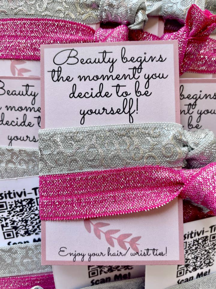 Elastic Hair Band, Empowerment Cards, Elastic Hairband gifts for wholesale by Positivi-Ties