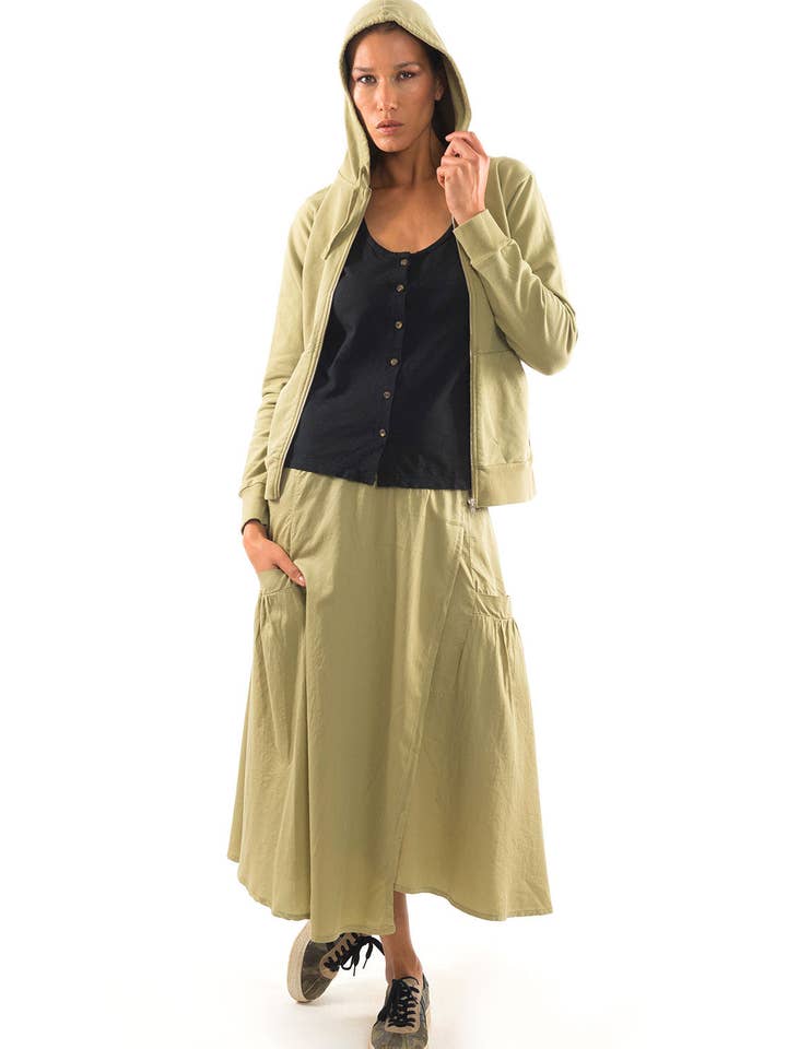 Vedra Hoodie met rits voor wholesale door Ravens View Ibiza