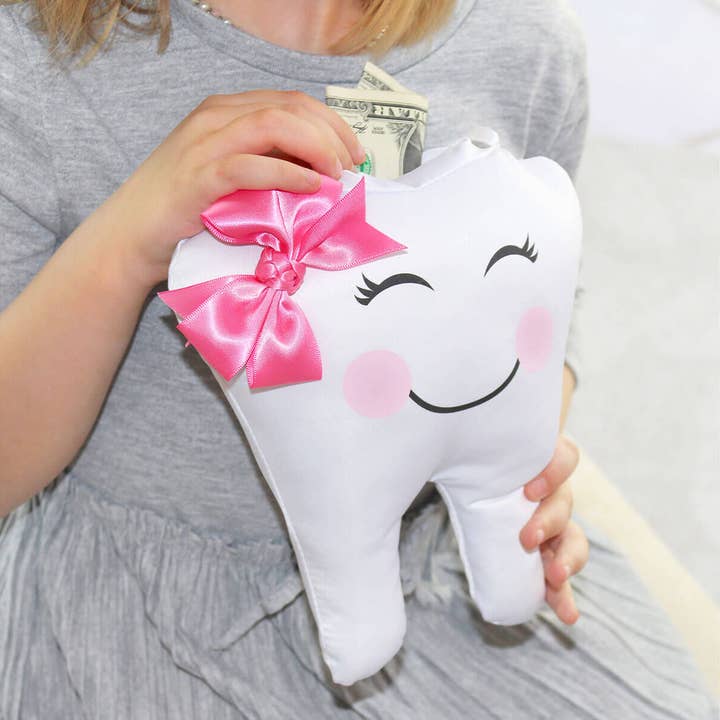 Lillian Rose - Wholesale Toothfairy Pillow - Kids - Lillian Rose Pink Tooth Fairy Pocket Pillow