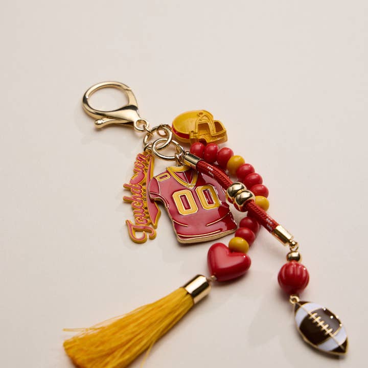 Frem - Wholesale Keychain - Women's - NFL Team Gameday Football Keychain – Football Jersey, Helmet, Touchdown Charm & Tassel Bag Accessory29