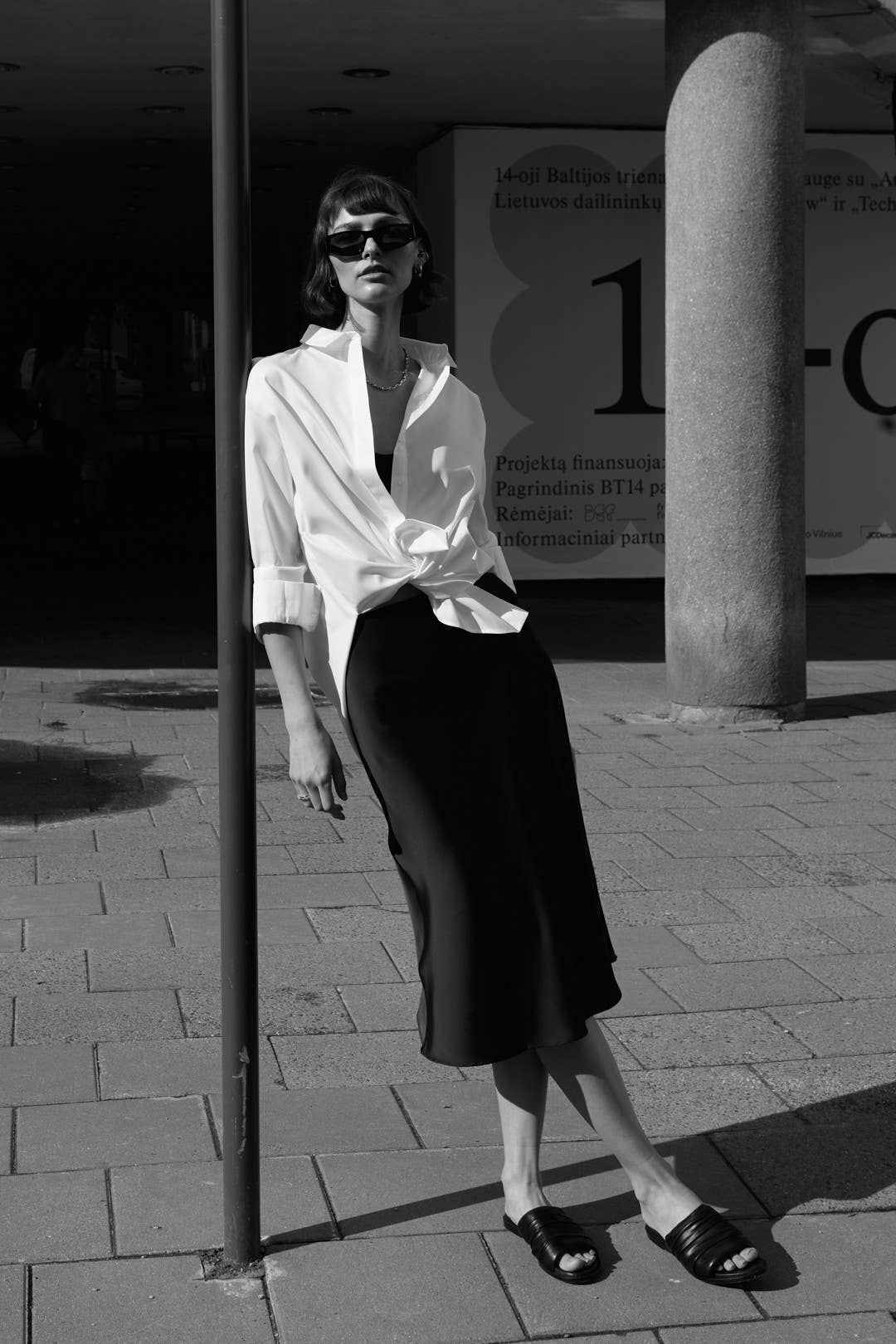 CAPSULE by Agnė Gilytė - Vente Chemise à col boutonné – femme - Chemise « FLORENCE » en coton de haute qualité5