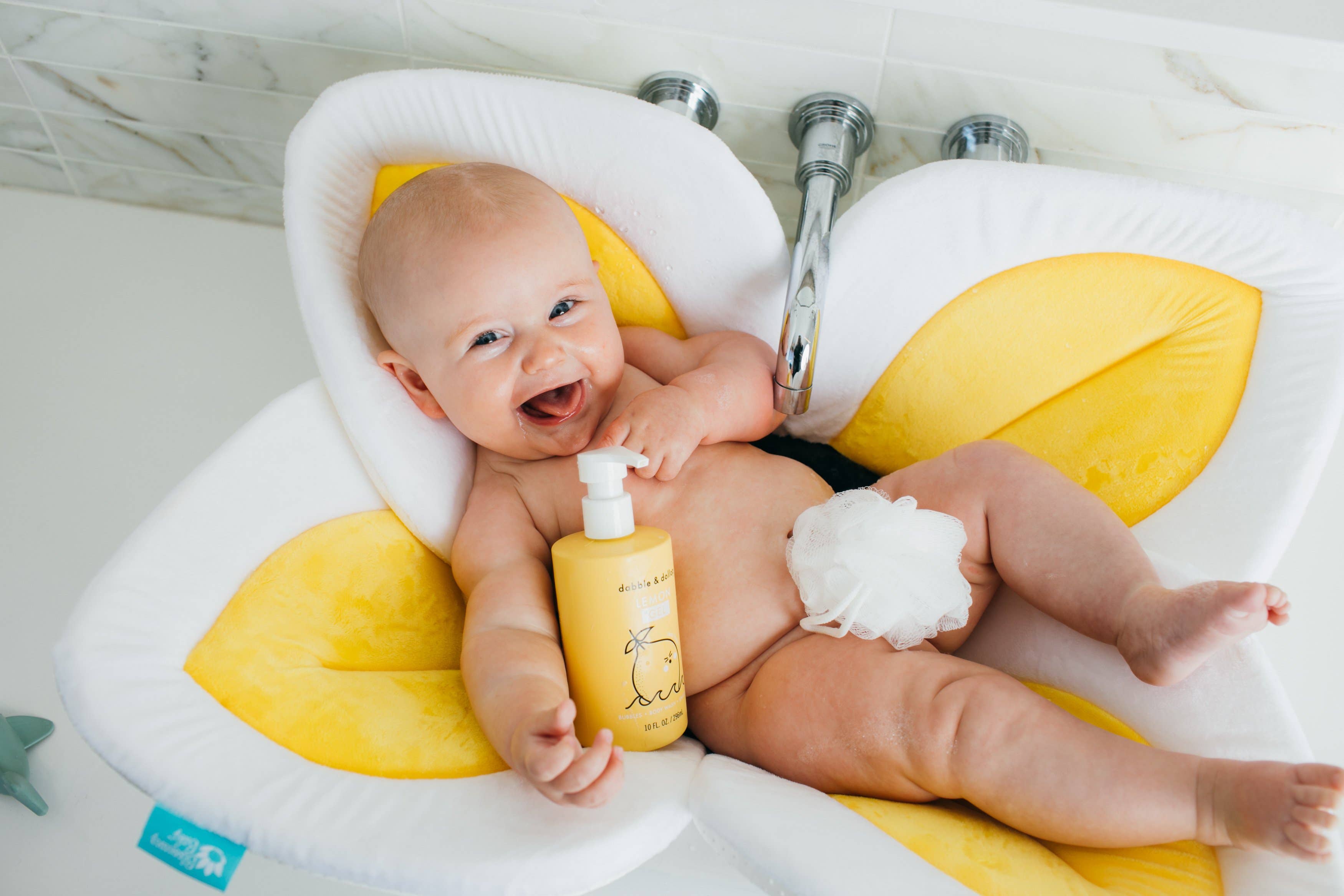 Dabble & Dollop® - Wholesale Baby Bath Set - Kids & Baby - Citrus Kiss Bath Gift Set (incl. mixing bowl)1