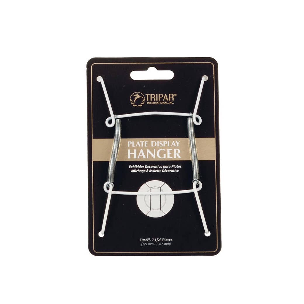 Tripar International - Wholesale Wall Hook - White Vinyl Plate Wire Hangers0