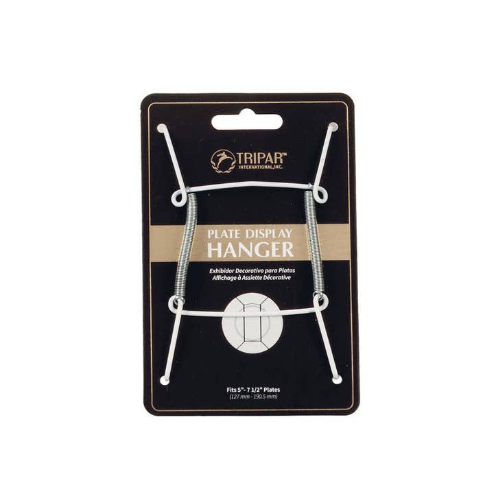 Tripar International - Wholesale Wall Hook - White Vinyl Plate Wire Hangers