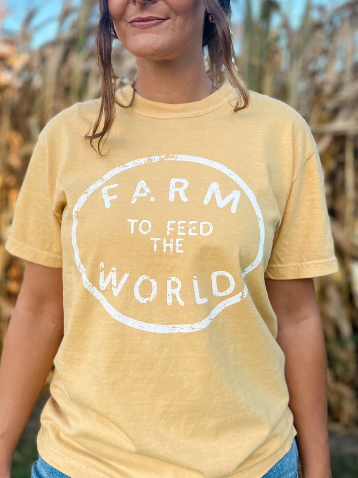 Ferme pour nourrir le monde en moutarde pour la vente par Kelso & Company