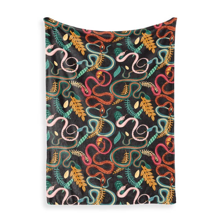 Throw Blankets: Snakes for wholesale by Sam and Zoey