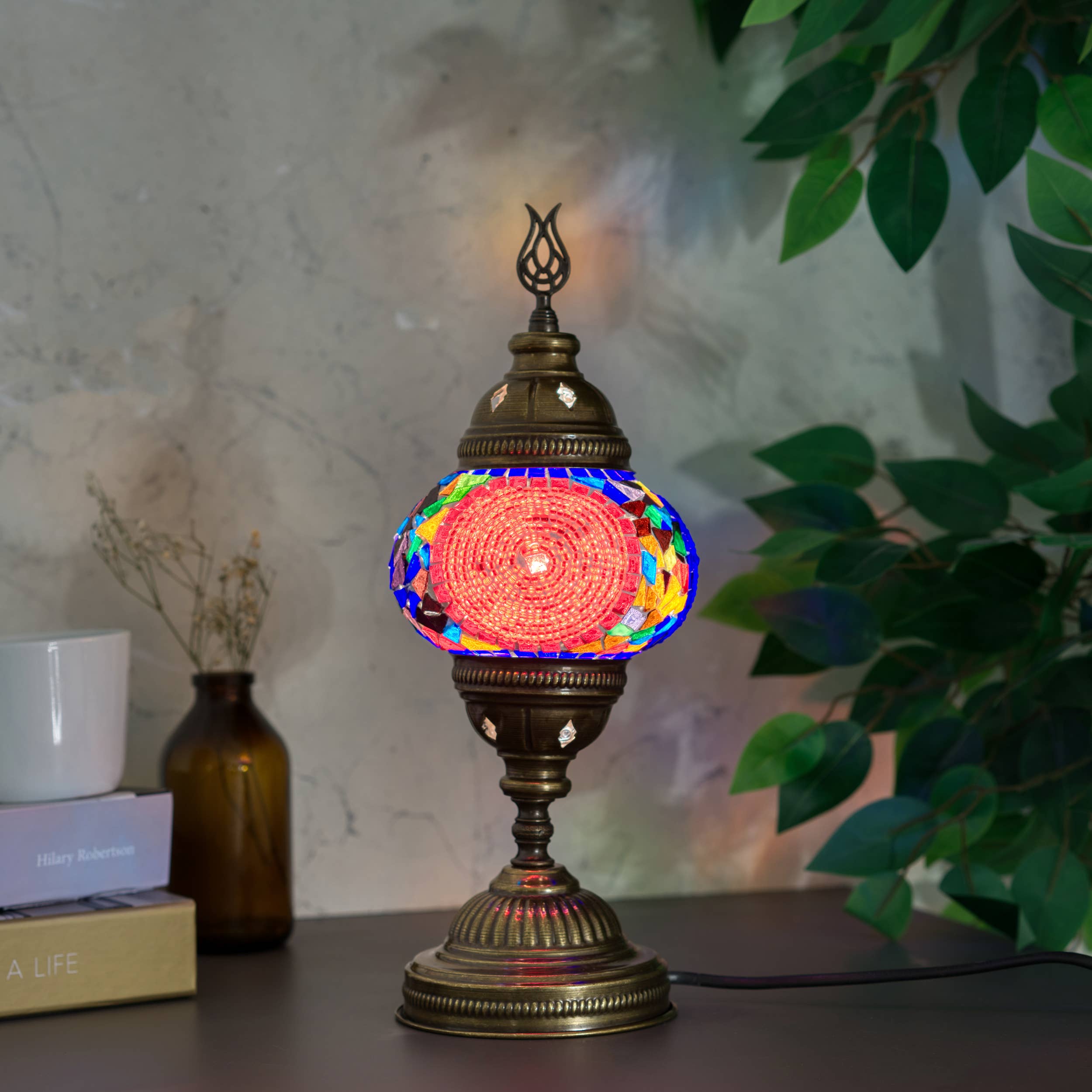 KAFTHAN - Vendita all'ingrosso Lampada da scrivania/d'accento - Lampade a Mosaico | Illuminazione Regalo Decorativo per le Feste di Natale35