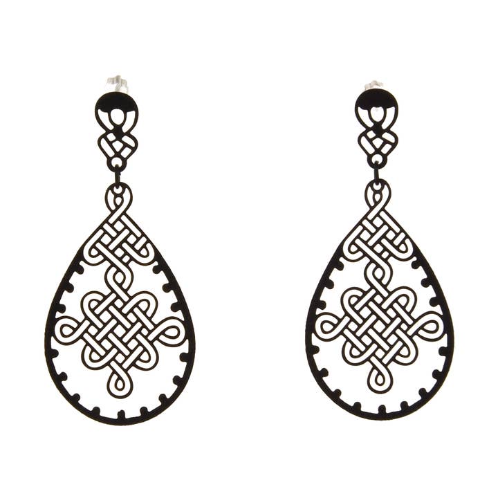 Kole Design - Wholesale Dangle Earrings - 18B-E8339BK0