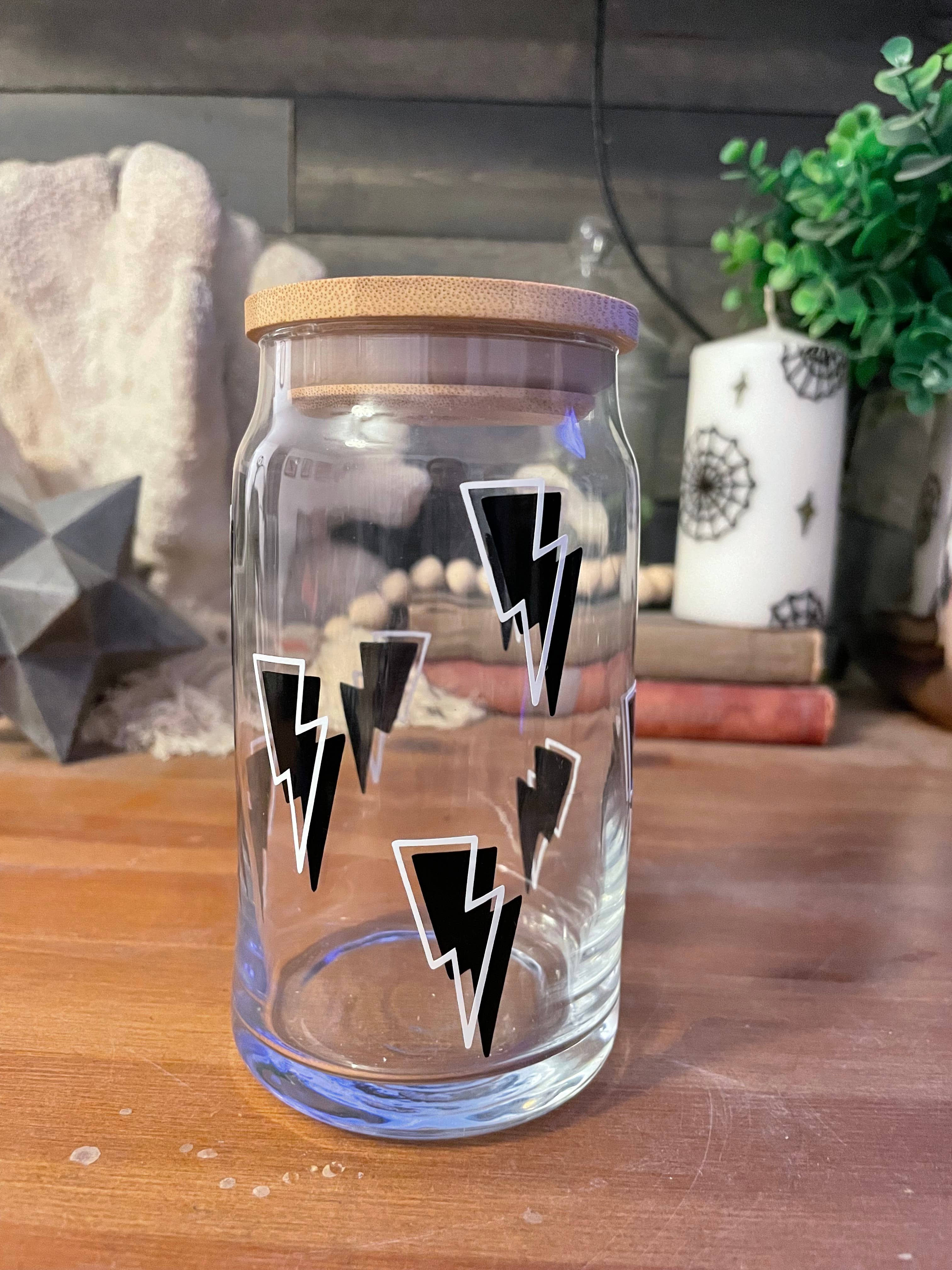 Mickee Mariee - Wholesale Drinking Glass/Cup - Lightning Glass Can Color options 16 or 20 oz Glass Can Cup1