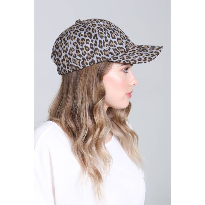 Love and Repeat - Wholesale Baseball Cap - Women's - Leopard Print Cap5