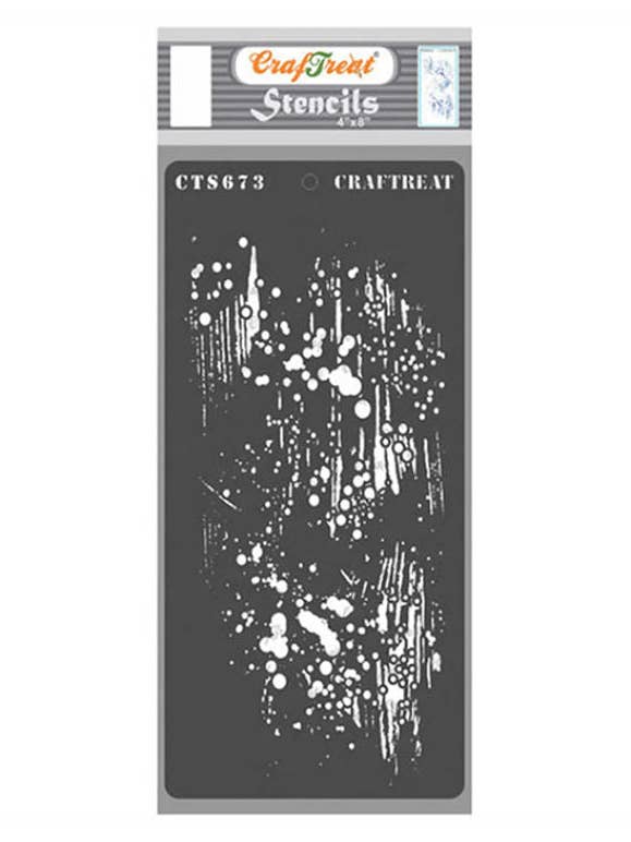 CrafTreat Distressed Paint Stencil 4x8 Inches for wholesale by CrafTreat