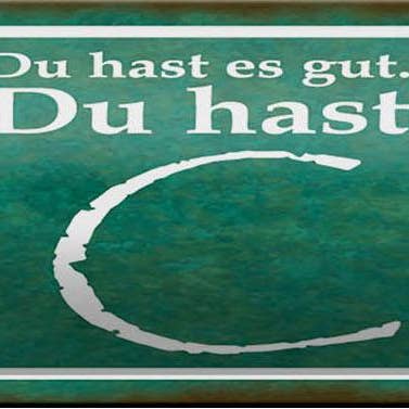 Tinnen bord met de tekst 46x10 cm You have it good You have me decoratief bord tinnen bord voor wholesale door Femer