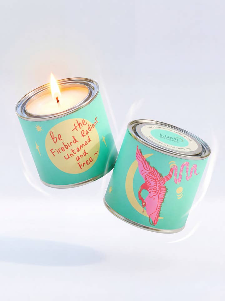 Tin Krukke Sojavokslys| Ildfugl | Ren Luft for engroshandel hos Bodi Candle