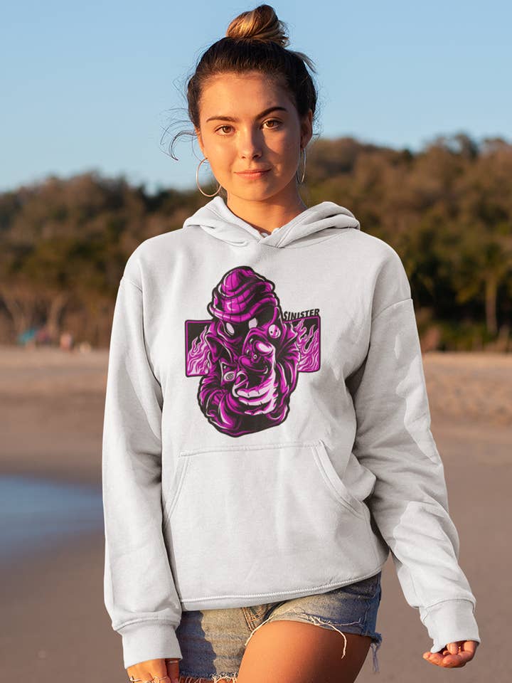 Spray Can Pink - Felpa con cappuccio per la vendita all'ingrosso da parte di Sinister Kings