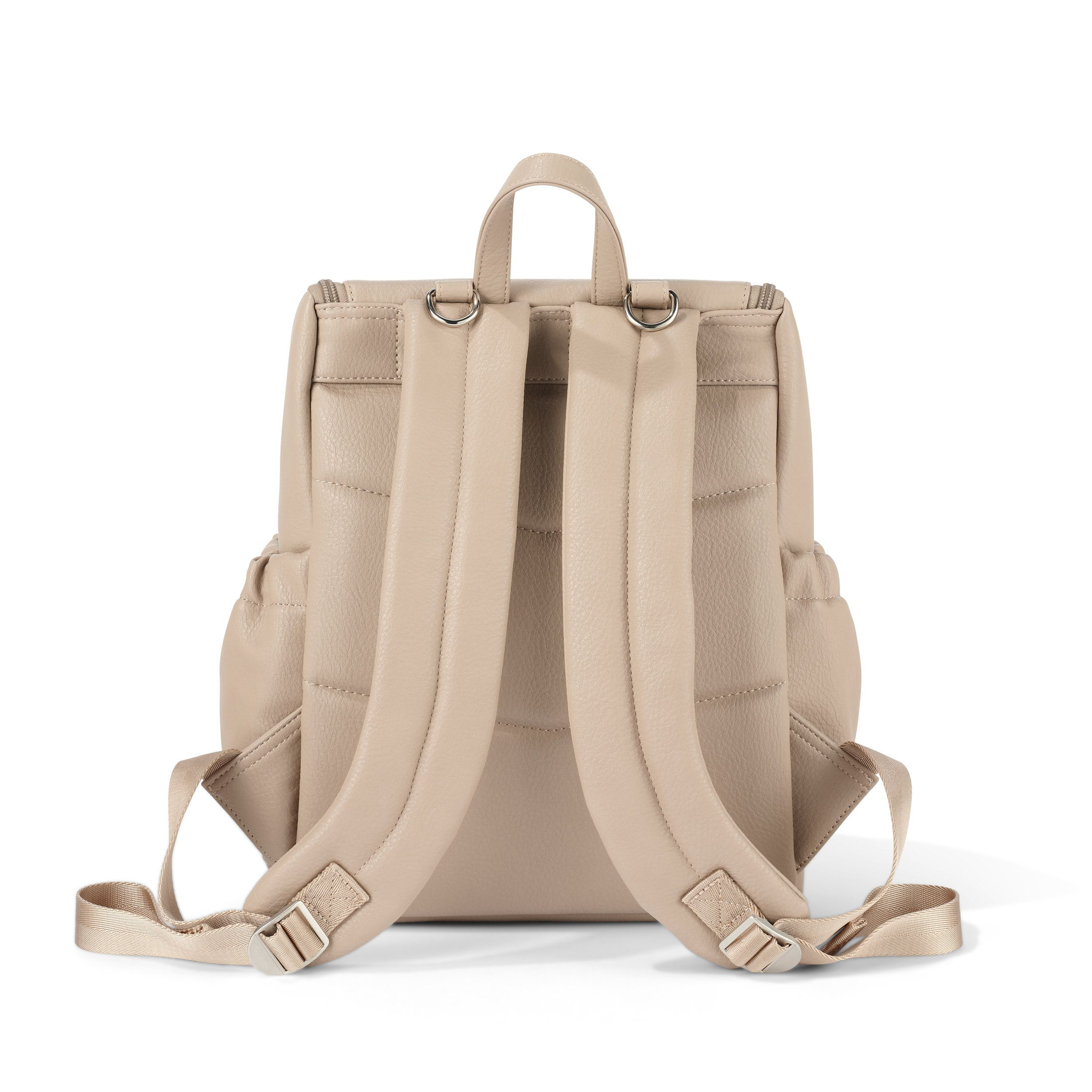 OiOi - Wholesale Backpack - Women's - Mini Signature Backpack - Oat Vegan Leather6