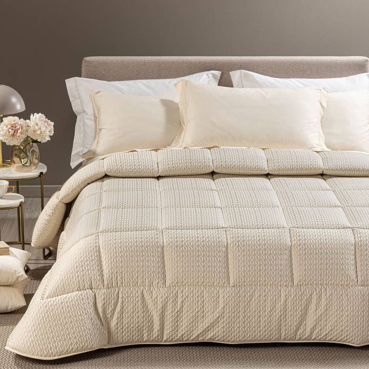 Jacquard Satijnen Dekbed Clear Dreaming Geometrisch voor wholesale door caleffi spa