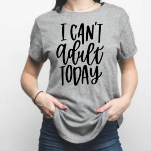 The Candy Collections - Venta al por mayor Sudadera estampada - Mujer - Suéter con texto en inglés «I cant adult today», suave, unisex2