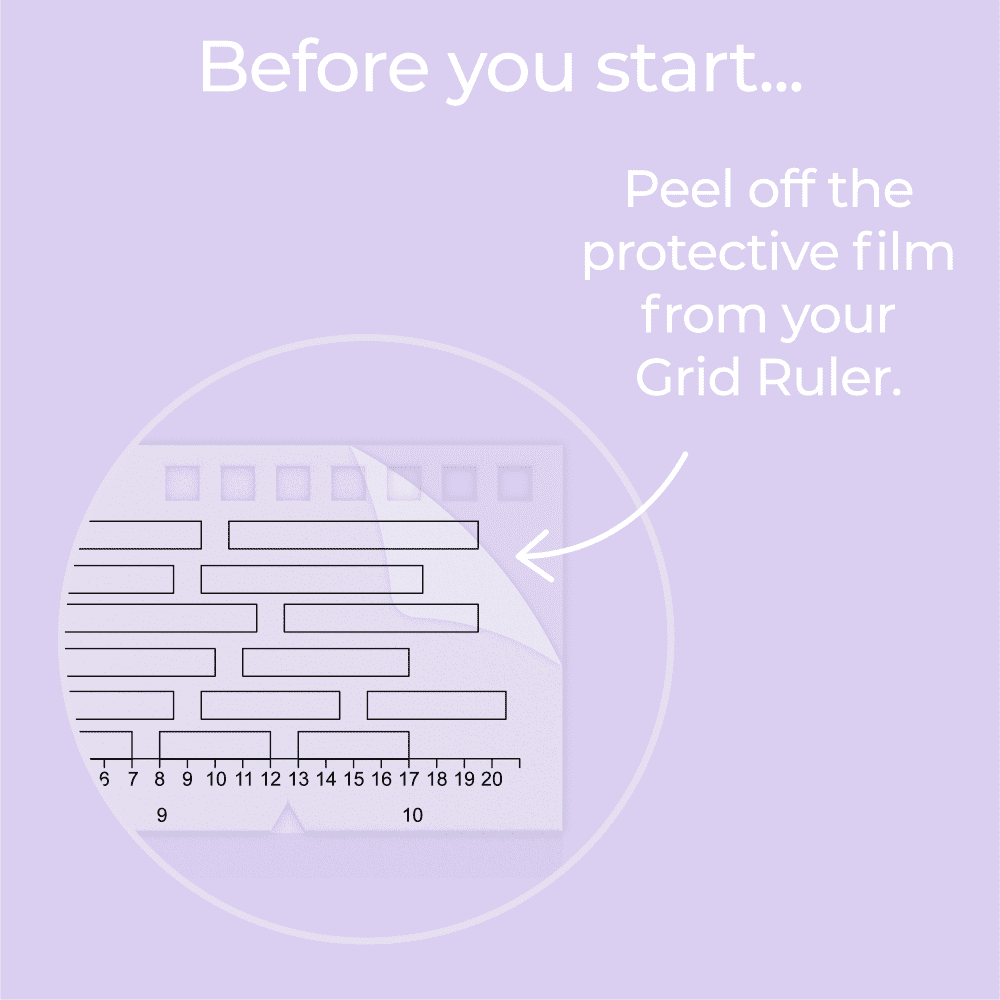 Oops a Daisy UK Ltd – wholesale Stencil/craft die – Universal Journal Grid Ruler - Spaces6