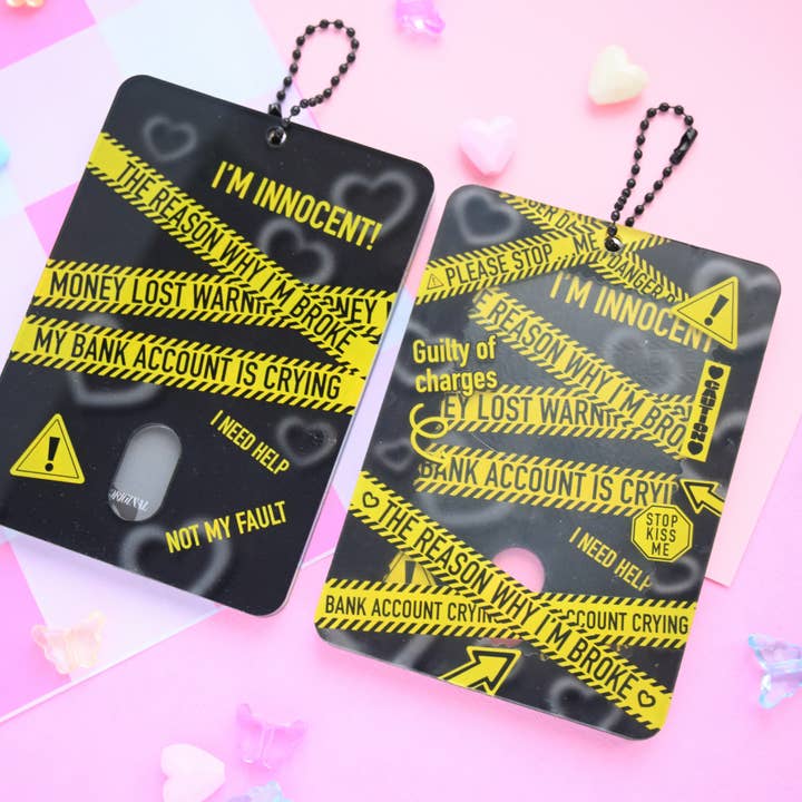 Kawineko - Wholesale Keychain - Unisex - I'm broke idol acrylic photo holder pc photocard holder fun