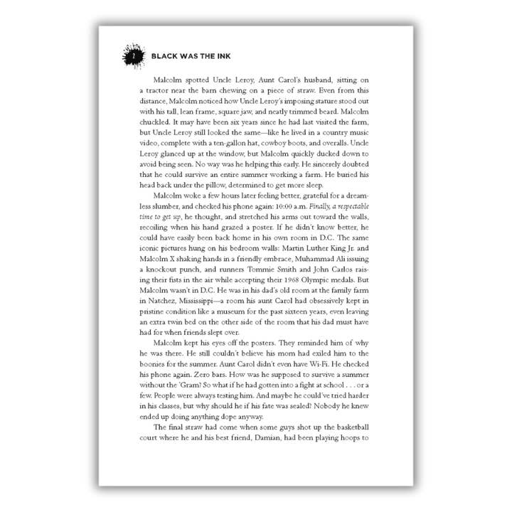 Lee & Low Books Inc - Wholesale Teen & Young Adult Book - Black Was the Ink by Michelle Coles4