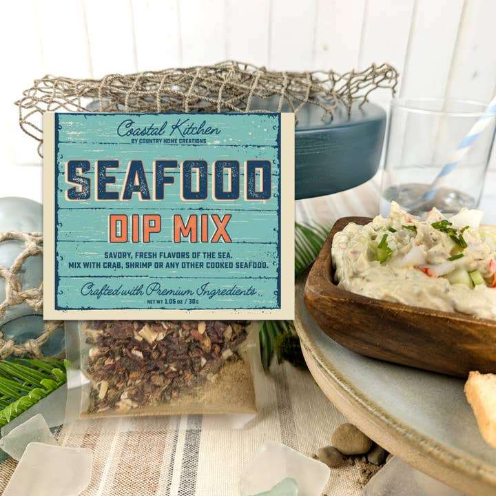 Country Home Creations - Wholesale Dip - Coastal Kitchen Seafood Dip Mix3