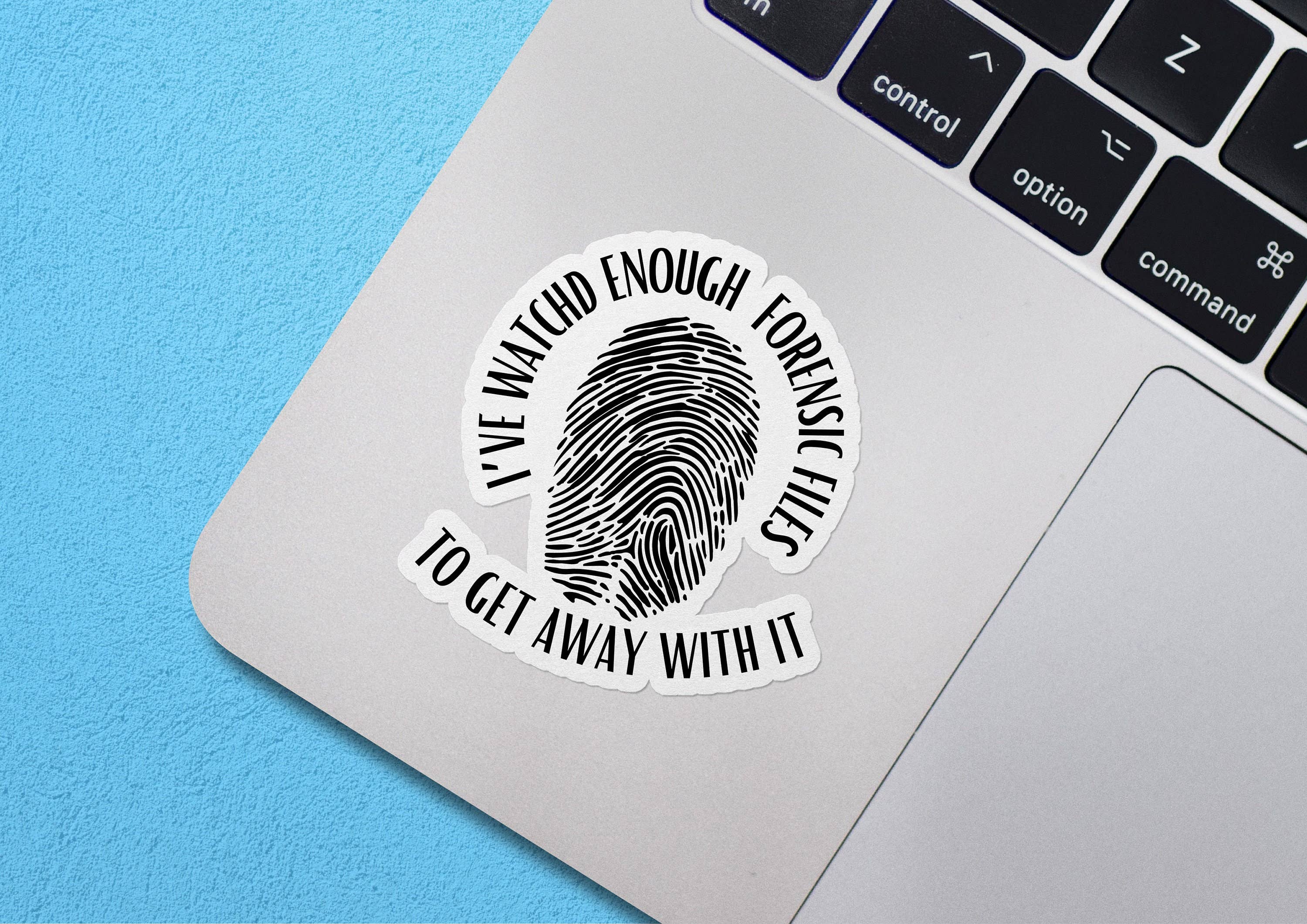 Sticker Bull - Vente Autocollant - Autocollant J'ai regardé assez de fichiers judiciaires - True Crime - Autocollant True Crime - Autocollant Crime - Autocollant Meme - Autocollant Forensic Files4